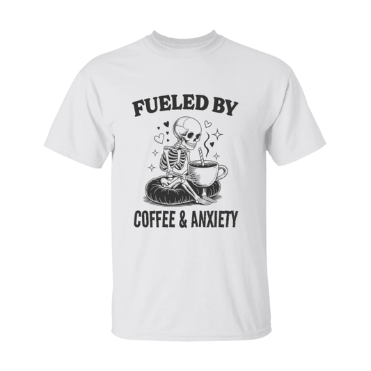 Funny Halloween Coffee Lovers T-Shirt, Graphic Halloween Tee, Gildan 500 Unisex