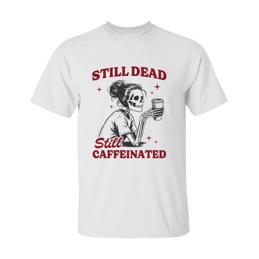 Funny Halloween Coffee Lovers T-Shirt, Graphic Halloween Tee, Gildan 500 Unisex