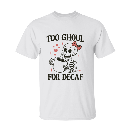 Funny Halloween Coffee Lovers T-Shirt, Graphic Halloween Tee, Gildan 500 Unisex