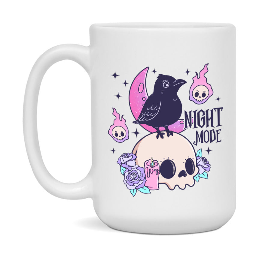 Funny Halloween Coffee Mug, White Ceramic Halloween Coffee Cup 11Oz Or 15Oz