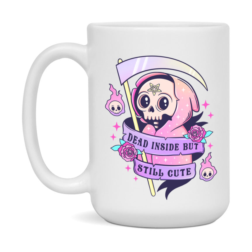 Funny Halloween Coffee Mug, White Ceramic Halloween Coffee Cup 11Oz Or 15Oz