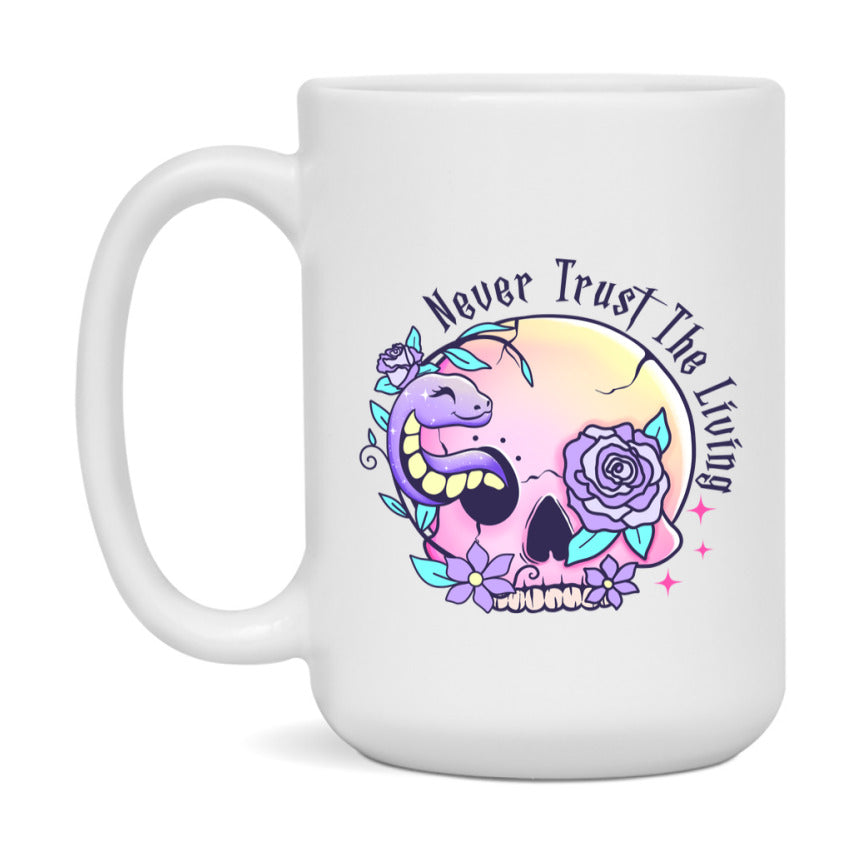 Funny Halloween Coffee Mug, White Ceramic Halloween Coffee Cup 11Oz Or 15Oz