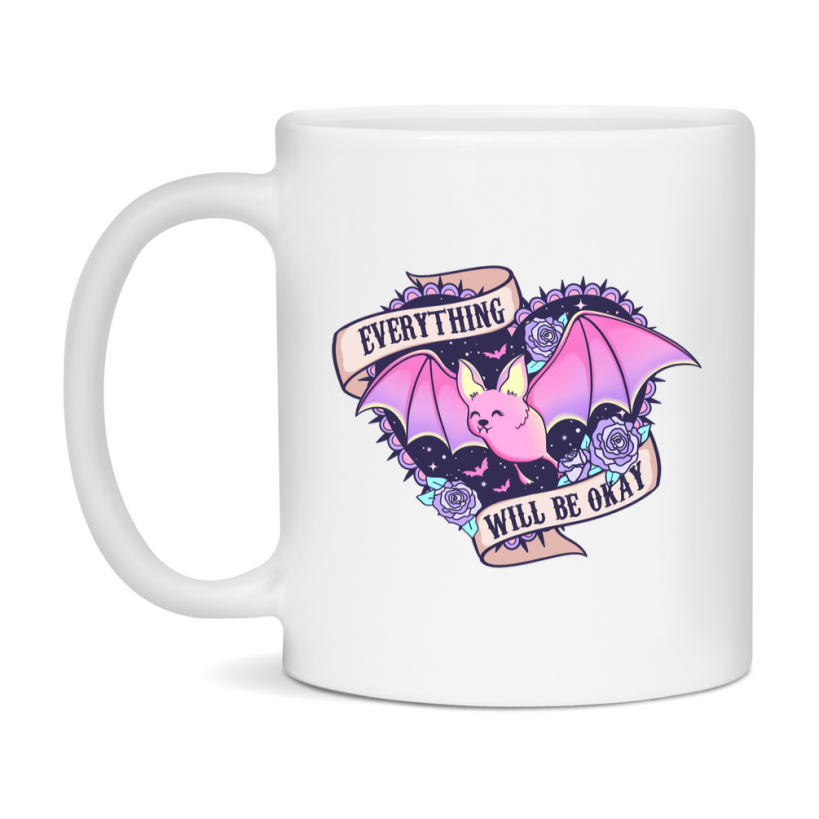 Funny Halloween Coffee Mug, White Ceramic Halloween Coffee Cup 11Oz Or 15Oz