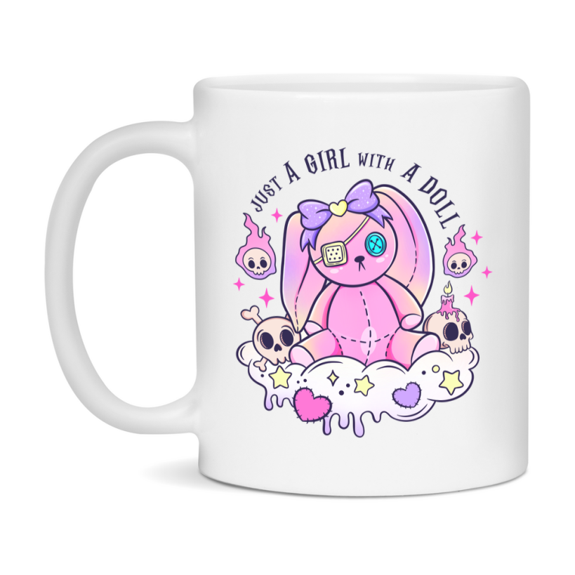 Funny Halloween Coffee Mug, White Ceramic Halloween Coffee Cup 11Oz Or 15Oz