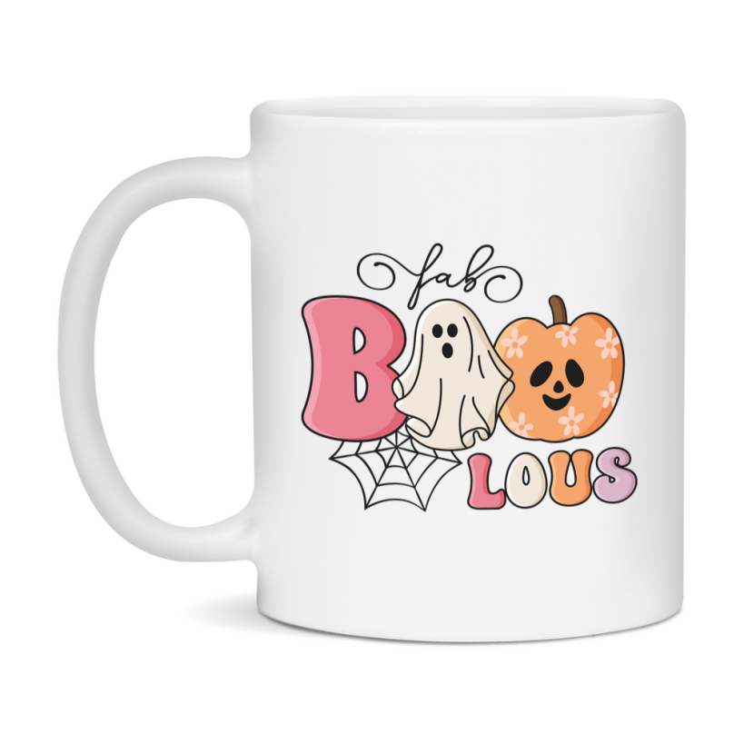 Funny Halloween Coffee Mug, White Ceramic Halloween Coffee Cup 11Oz Or 15Oz
