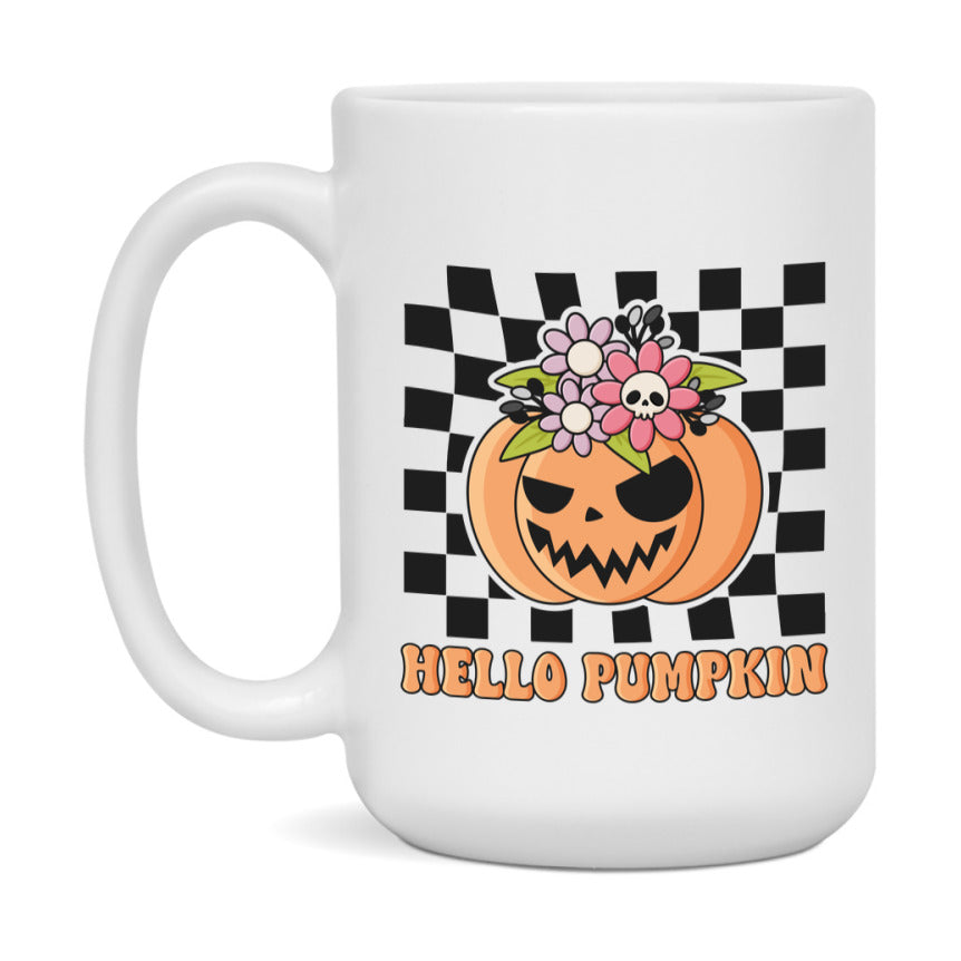 Funny Halloween Coffee Mug, White Ceramic Halloween Coffee Cup 11Oz Or 15Oz