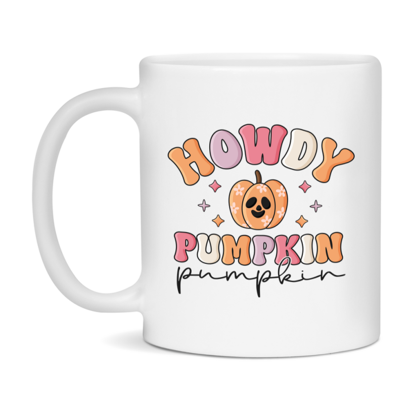 Funny Halloween Coffee Mug, White Ceramic Halloween Coffee Cup 11Oz Or 15Oz