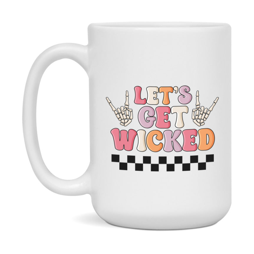 Funny Halloween Coffee Mug, White Ceramic Halloween Coffee Cup 11Oz Or 15Oz