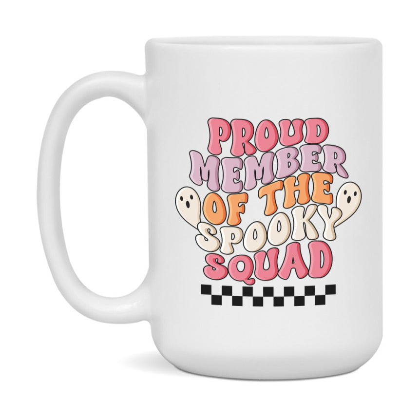 Funny Halloween Coffee Mug, White Ceramic Halloween Coffee Cup 11Oz Or 15Oz