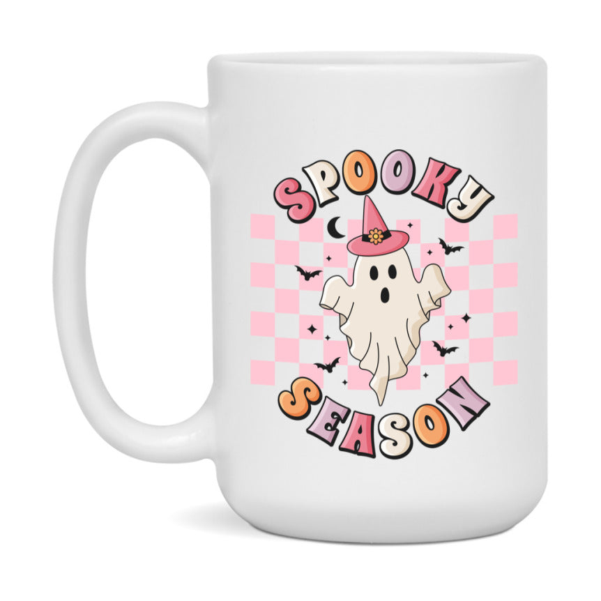 Funny Halloween Coffee Mug, White Ceramic Halloween Coffee Cup 11Oz Or 15Oz
