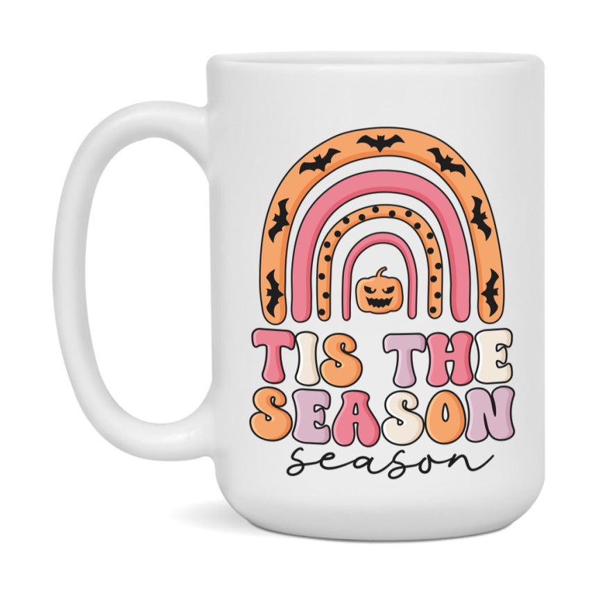 Funny Halloween Coffee Mug, White Ceramic Halloween Coffee Cup 11Oz Or 15Oz