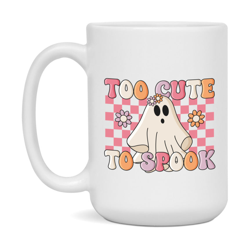 Funny Halloween Coffee Mug, White Ceramic Halloween Coffee Cup 11Oz Or 15Oz