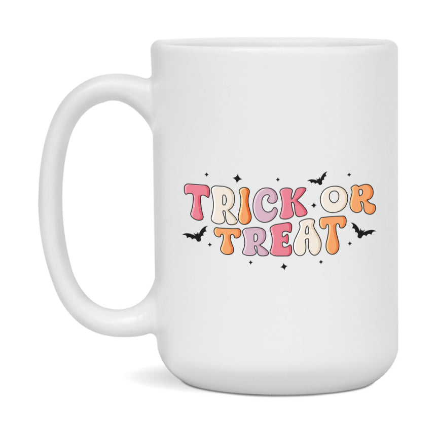 Funny Halloween Coffee Mug, White Ceramic Halloween Coffee Cup 11Oz Or 15Oz
