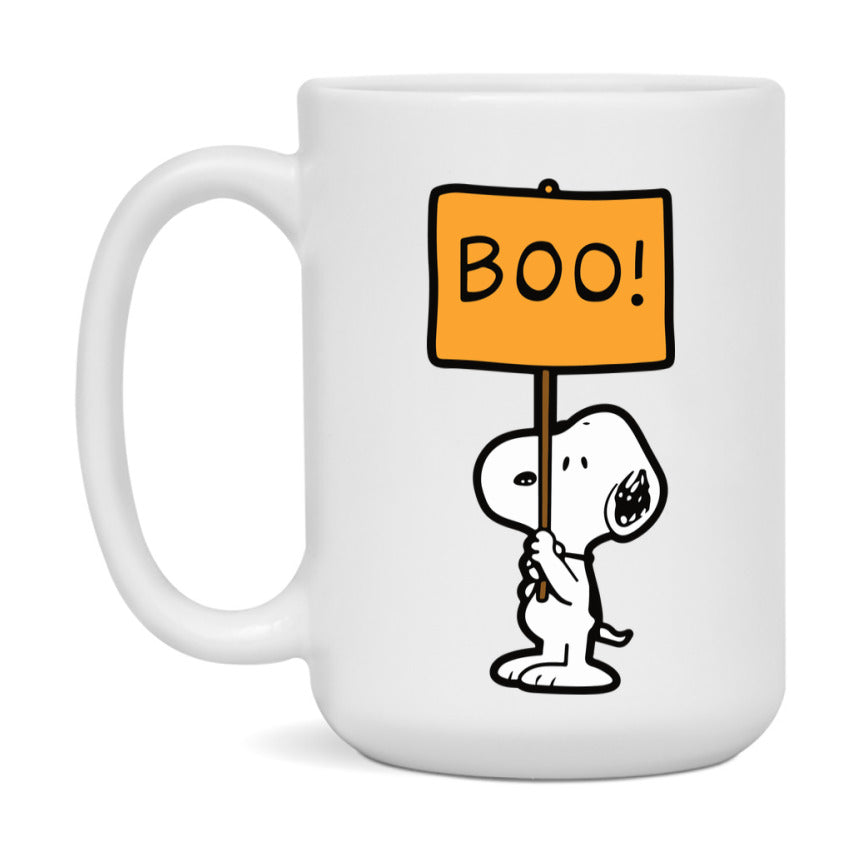 Peanuts Snoopy Halloween Mug, Snoopy Coffee Cup, Cute Halloween Coffee Mug, 11Oz Or 15Oz Ceramic