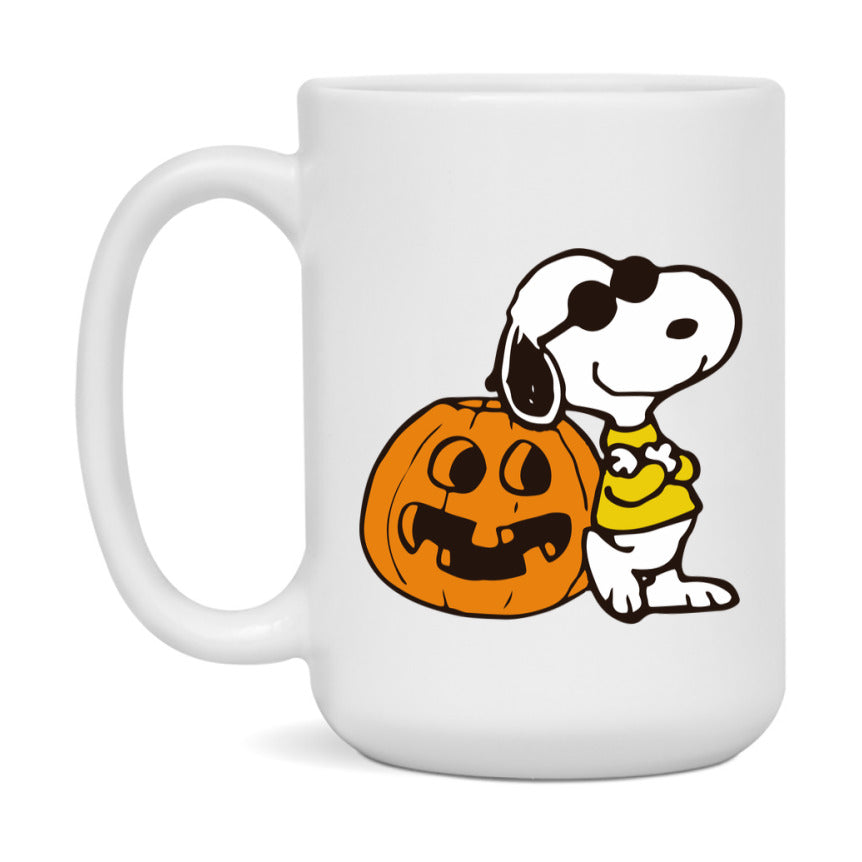 Peanuts Snoopy Halloween Mug, Snoopy Coffee Cup, Cute Halloween Coffee Mug, 11Oz Or 15Oz Ceramic