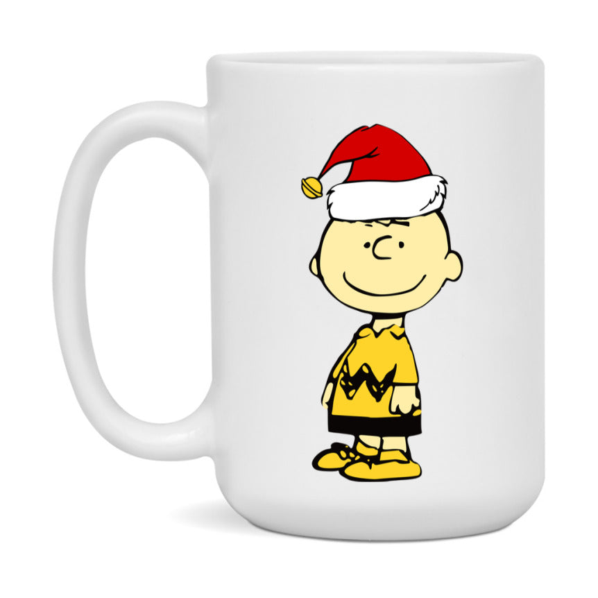 Peanuts Gang Christmas Mug, Snoopy Charlie Brown Holiday Coffee Cup, Ceramic Christmas Mug 11Oz Or 15Oz