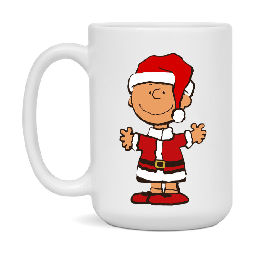Peanuts Gang Christmas Mug, Snoopy Charlie Brown Holiday Coffee Cup, Ceramic Christmas Mug 11Oz Or 15Oz