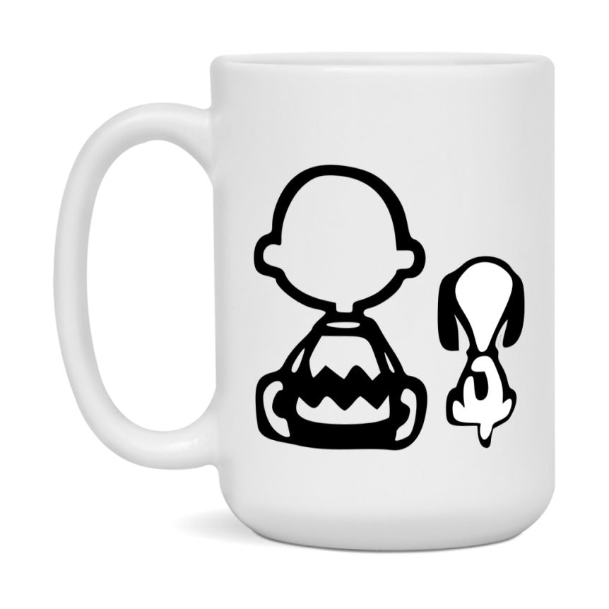 Peanuts Gang Christmas Mug, Snoopy Charlie Brown Holiday Coffee Cup, Ceramic Christmas Mug 11Oz Or 15Oz