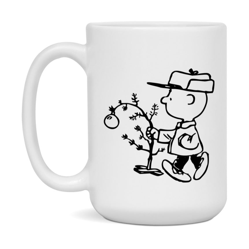 Peanuts Gang Christmas Mug, Snoopy Charlie Brown Holiday Coffee Cup, Ceramic Christmas Mug 11Oz Or 15Oz