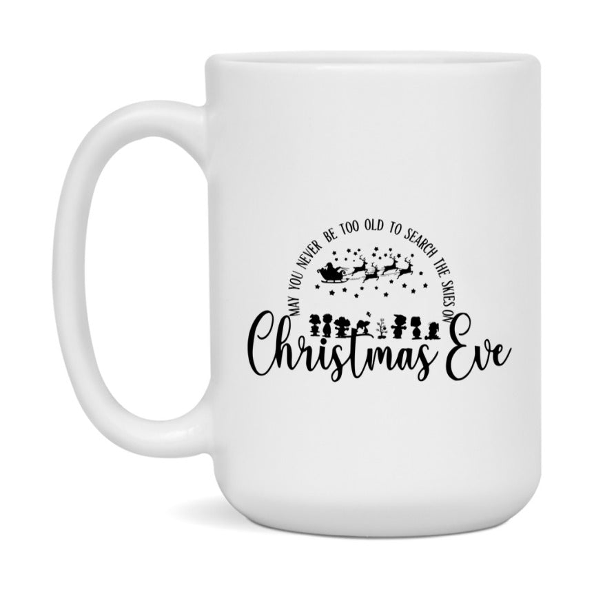 Peanuts Gang Christmas Mug, Snoopy Charlie Brown Holiday Coffee Cup, Ceramic Christmas Mug 11Oz Or 15Oz