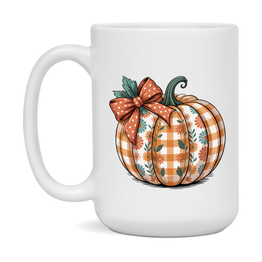 In Love With Fall Coffee Mug, Cozy Cute Autumn Coffee Cup, 11Oz Or 15Oz White Ceramic Mug