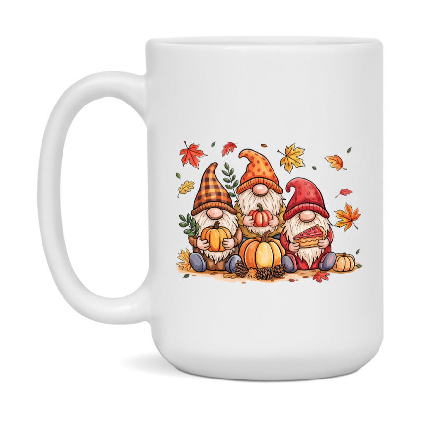 In Love With Fall Coffee Mug, Cozy Cute Autumn Coffee Cup, 11Oz Or 15Oz White Ceramic Mug