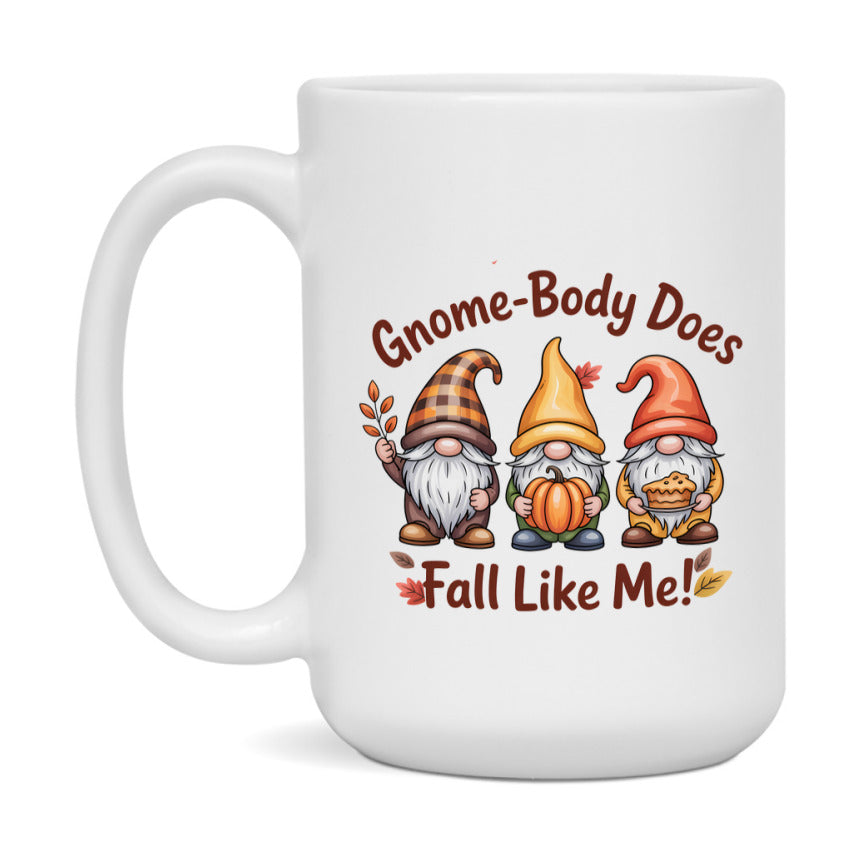 In Love With Fall Coffee Mug, Cozy Cute Autumn Coffee Cup, 11Oz Or 15Oz White Ceramic Mug