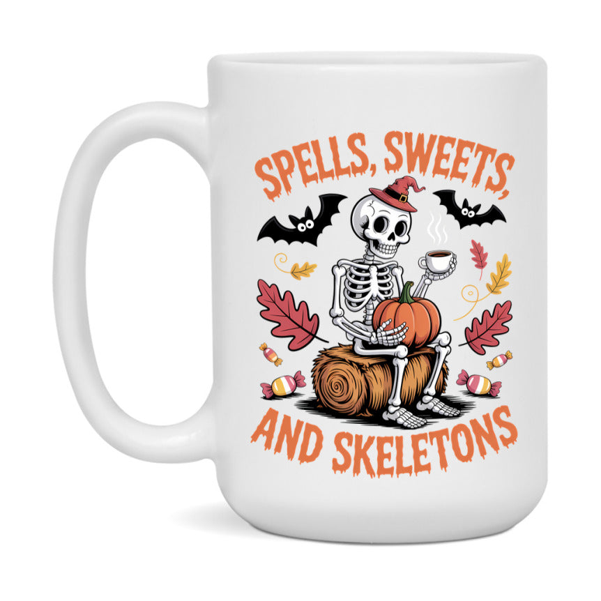 In Love With Fall Coffee Mug, Cozy Cute Autumn Coffee Cup, 11Oz Or 15Oz White Ceramic Mug