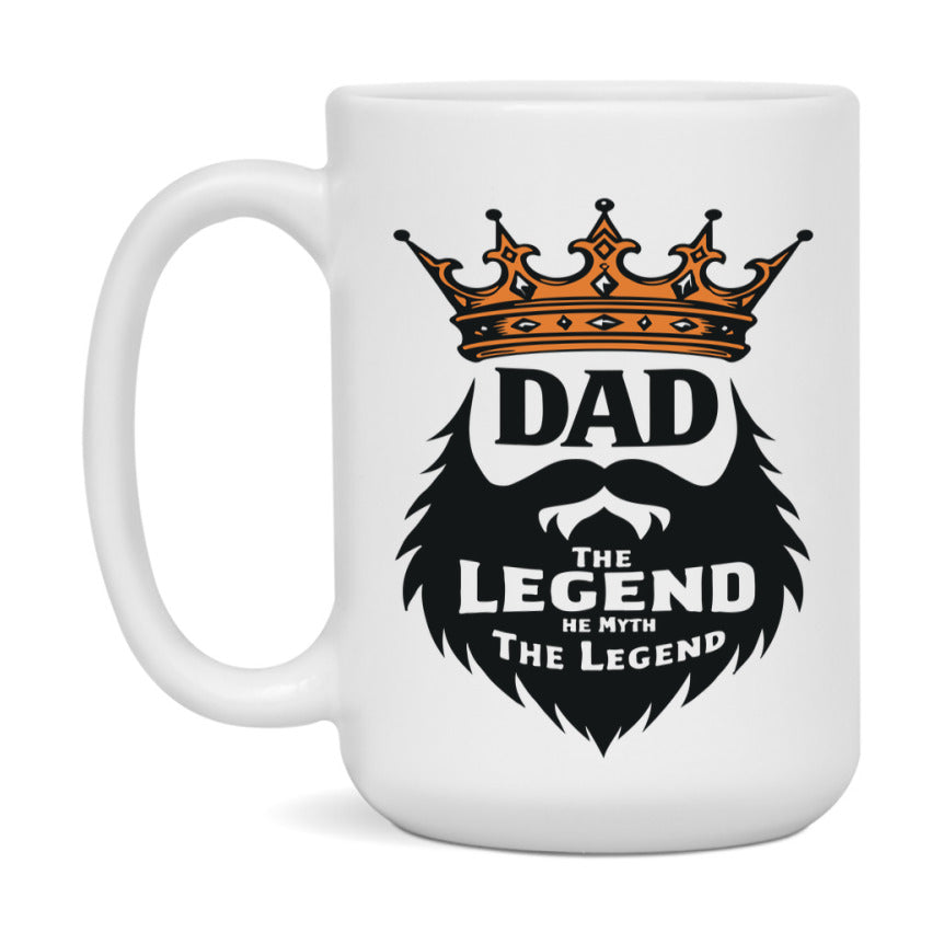 Dad Joke Coffee Mug, Funny Coffee Mug Gift For Dad, 11Oz Or 15Oz White Ceramic Cup