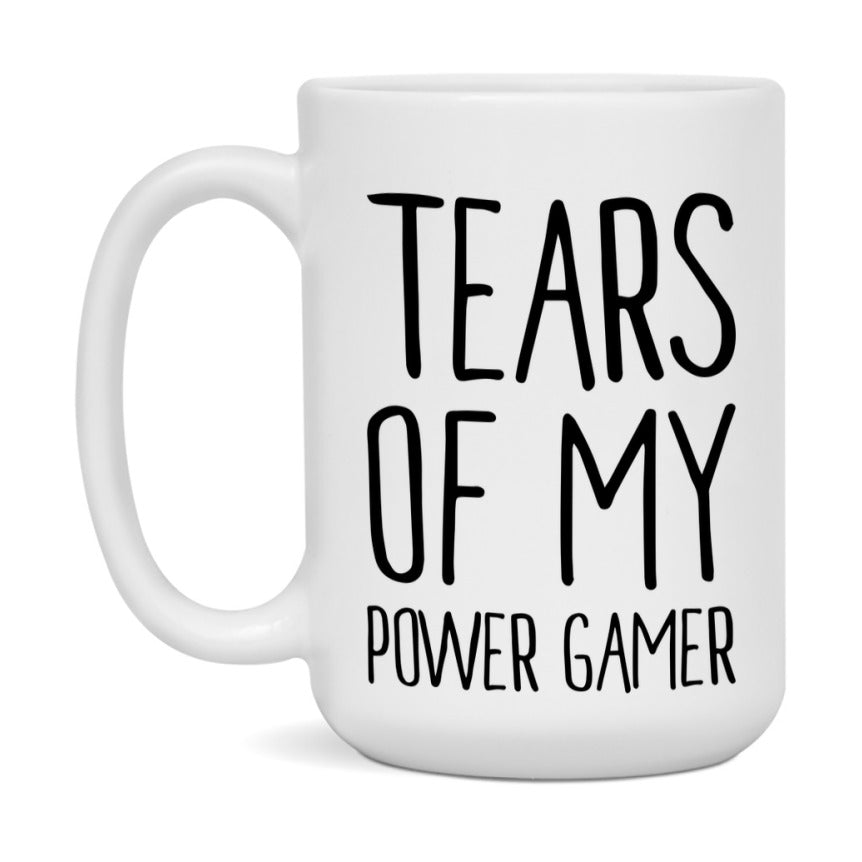Dnd Dragon Masters Mug, Tears Of My Power Gamer Coffee Mug, Rpg Gift