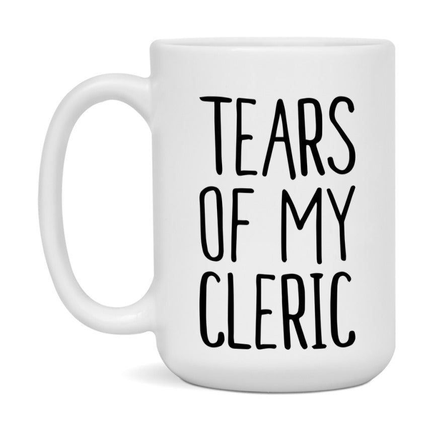 Dnd Dragon Masters Mug, Tears Of My Cleric Coffee Mug, Rpg Gift