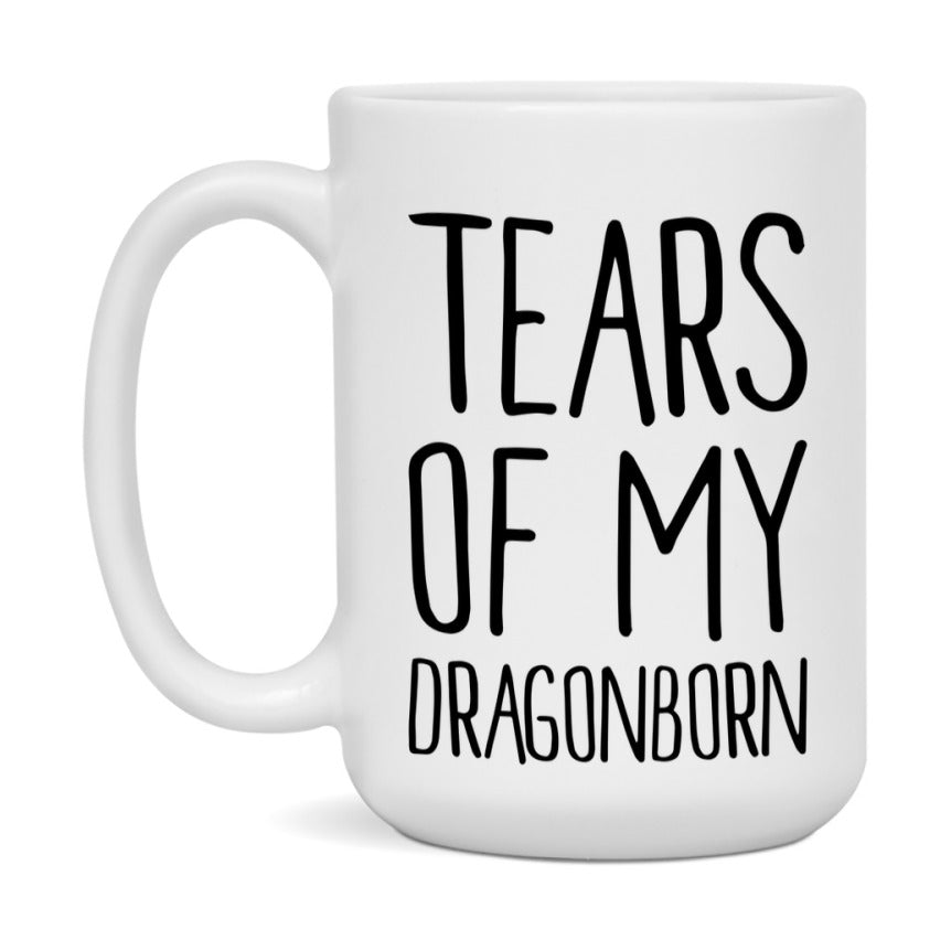 Dnd Dragon Masters Mug, Tears Of My Dragonborn Coffee Mug, Rpg Gift