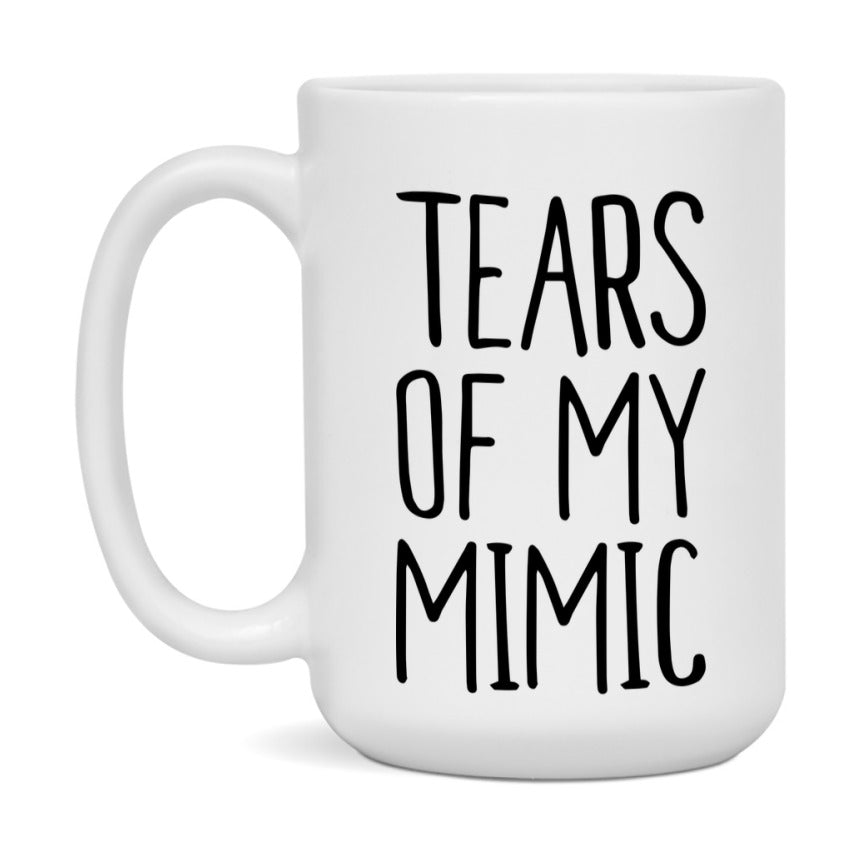 Dnd Dragon Masters Mug, Tears Of My Mimic Coffee Mug, Rpg Gift