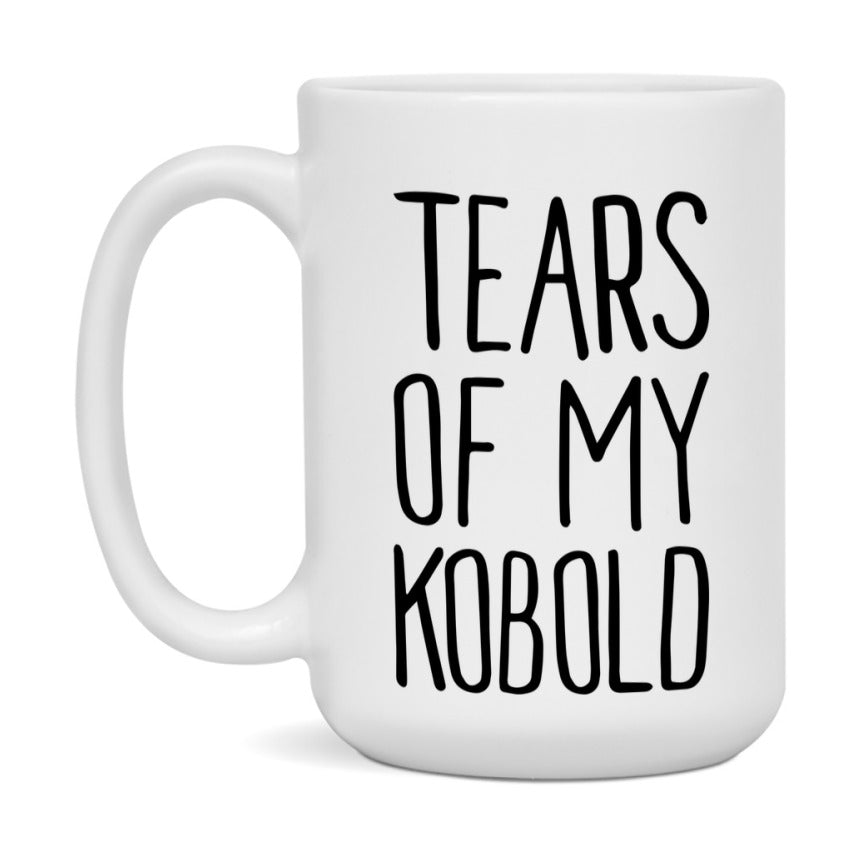 Dnd Dragon Masters Mug, Tears Of My Kobold Coffee Mug, Rpg Gift