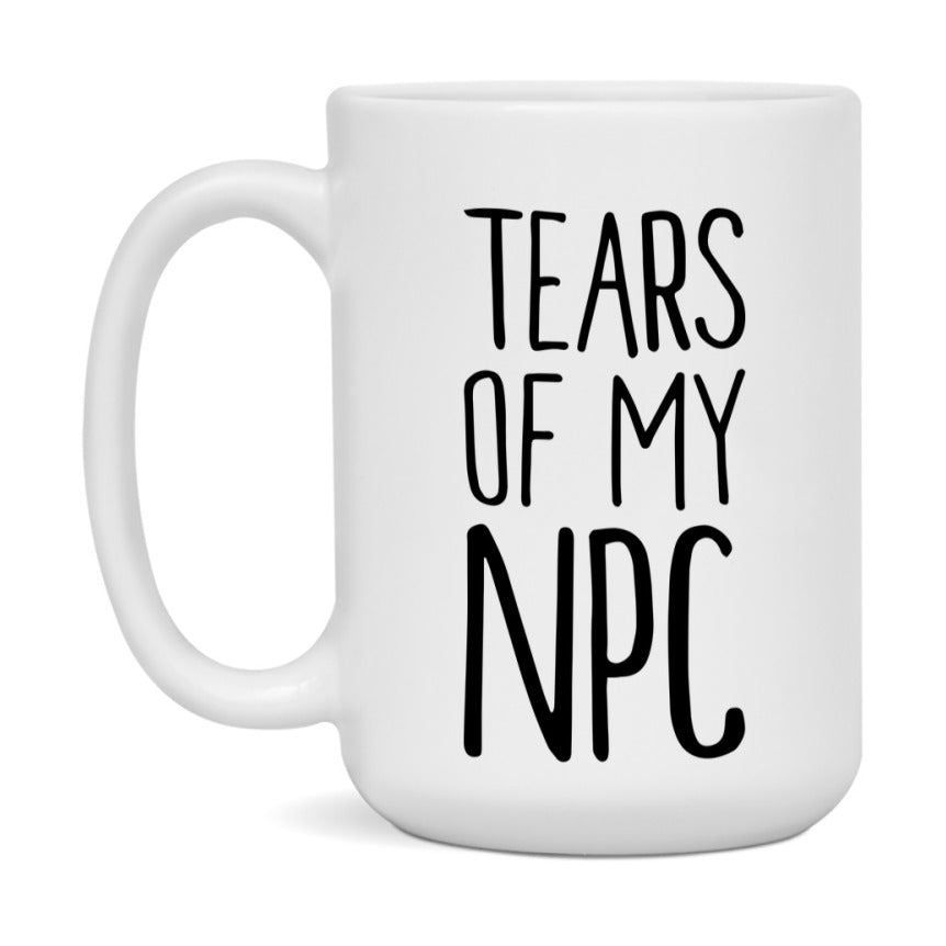 Dnd Dragon Masters Mug, Tears Of My Npc Coffee Mug, Rpg Gift