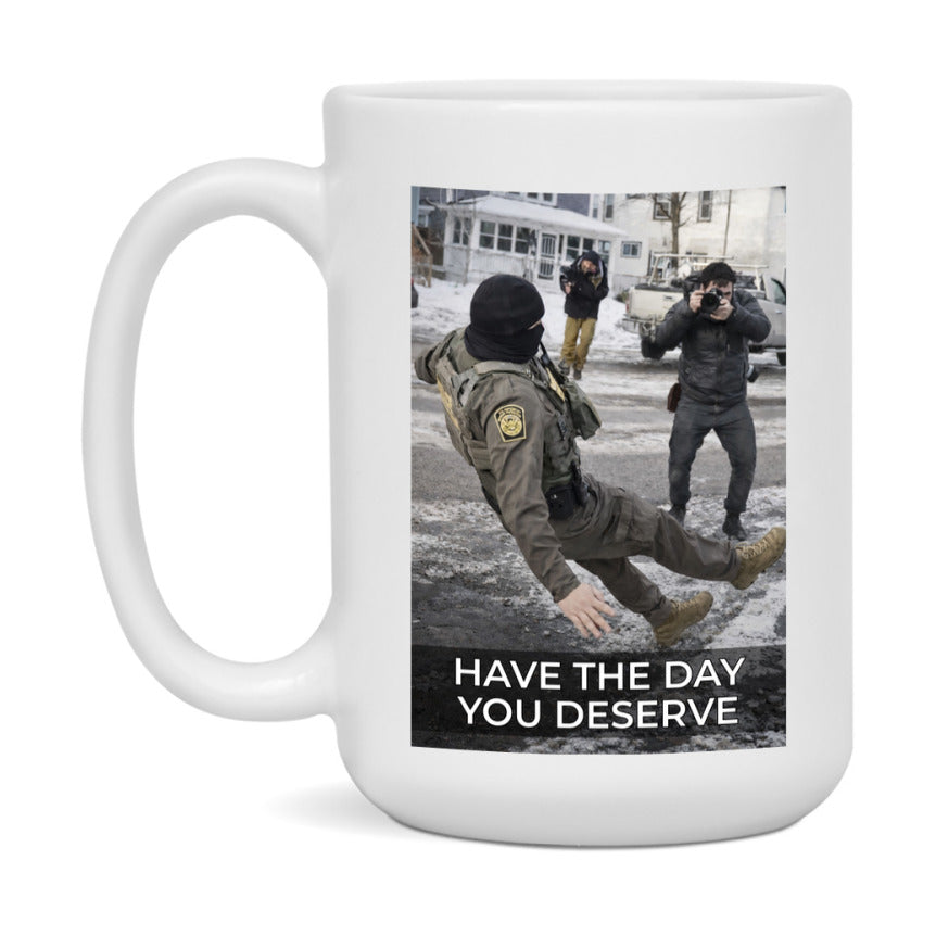Viral Anti Ice Meme Mug, Pro Immigration Social Justice Coffee Mug