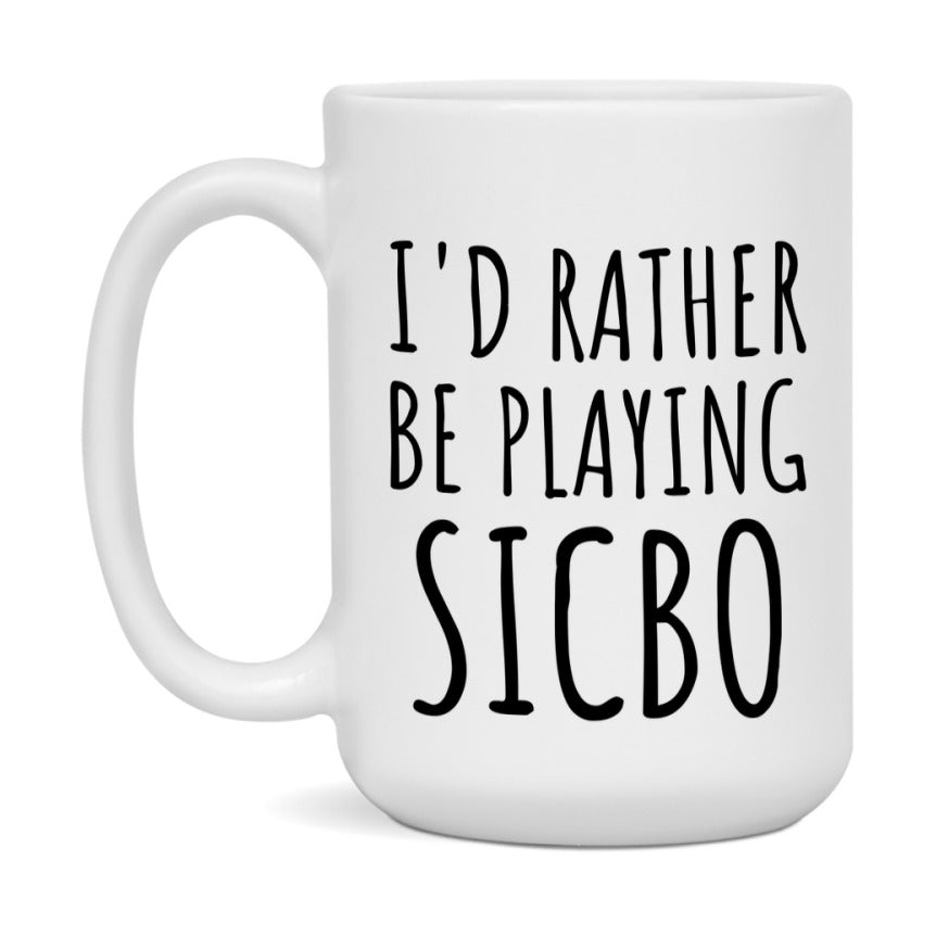 Casino Mug For Sicbo Players, Funny Sicbo Coffee Mug, 11Oz Or 15Oz Novelty Mug