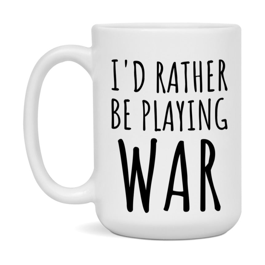 Casino Mug For War Players, Funny War Coffee Mug, 11Oz Or 15Oz Novelty Mug