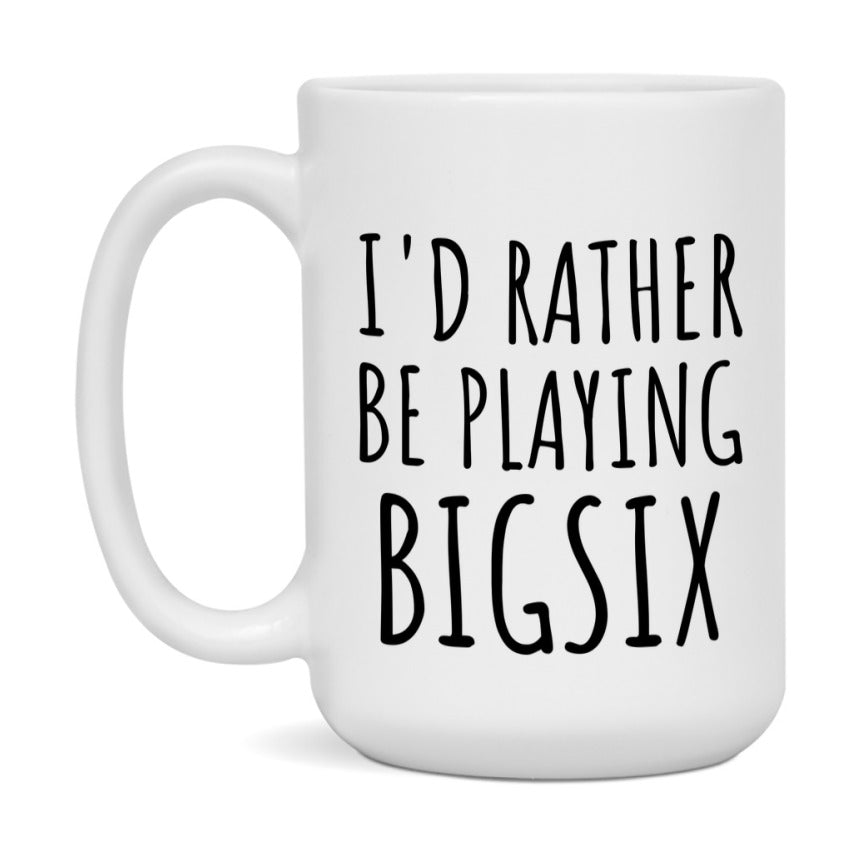 Casino Mug For Bigsix Players, Funny Bigsix Coffee Mug, 11Oz Or 15Oz Novelty Mug