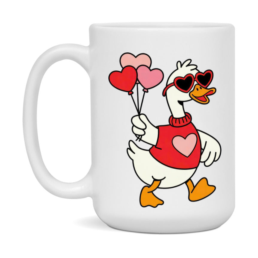 Silly Goose Mug, Silly Goose Valentine Mug, 11Oz Or 15Oz Ceramic Coffee Mug