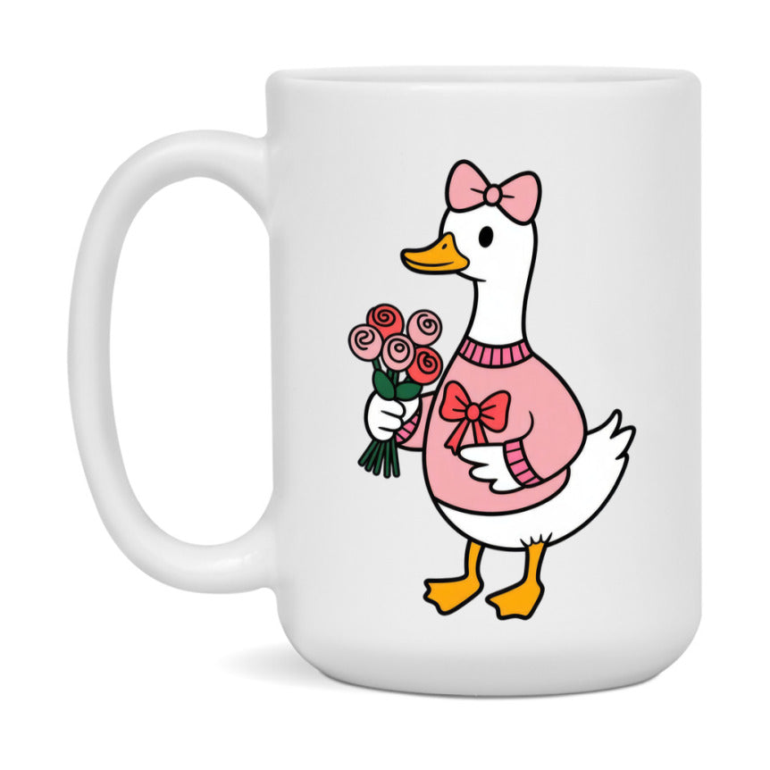 Silly Goose Mug, Silly Goose Valentine Mug, 11Oz Or 15Oz Ceramic Coffee Mug