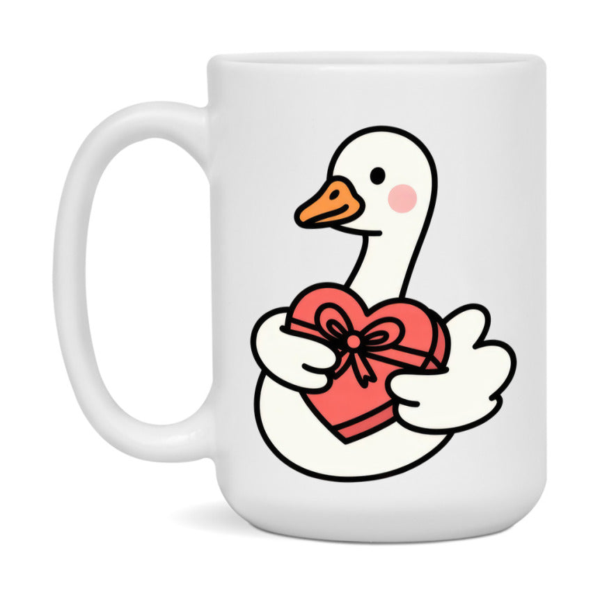Silly Goose Mug, Silly Goose Valentine Mug, 11Oz Or 15Oz Ceramic Coffee Mug