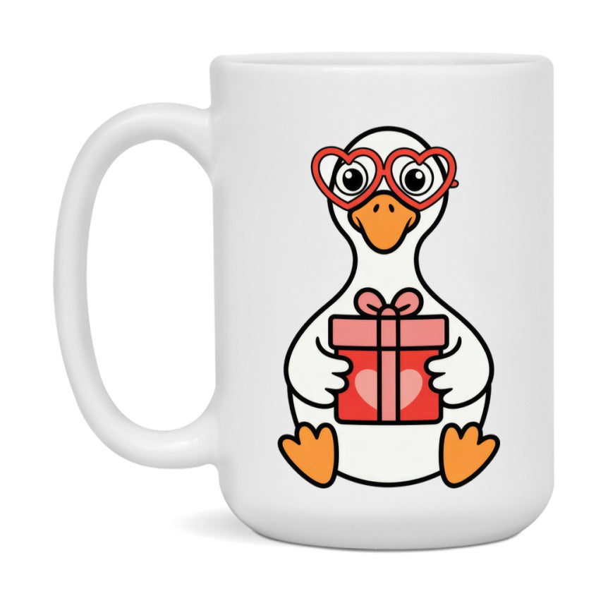 Silly Goose Mug, Silly Goose Valentine Mug, 11Oz Or 15Oz Ceramic Coffee Mug