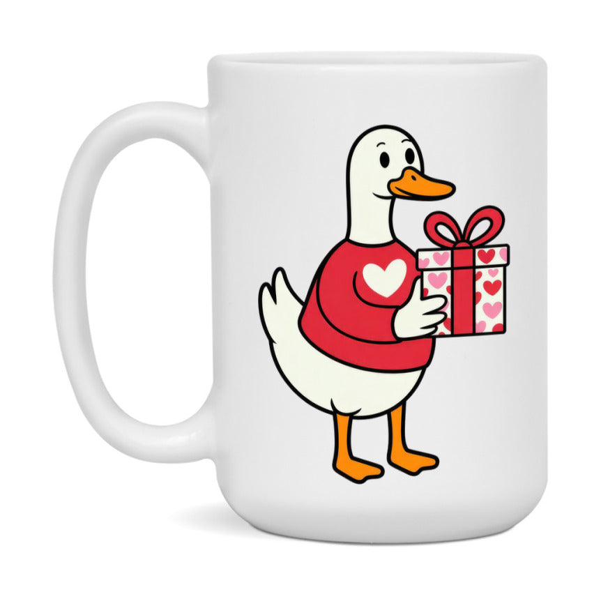 Silly Goose Mug, Silly Goose Valentine Mug, 11Oz Or 15Oz Ceramic Coffee Mug