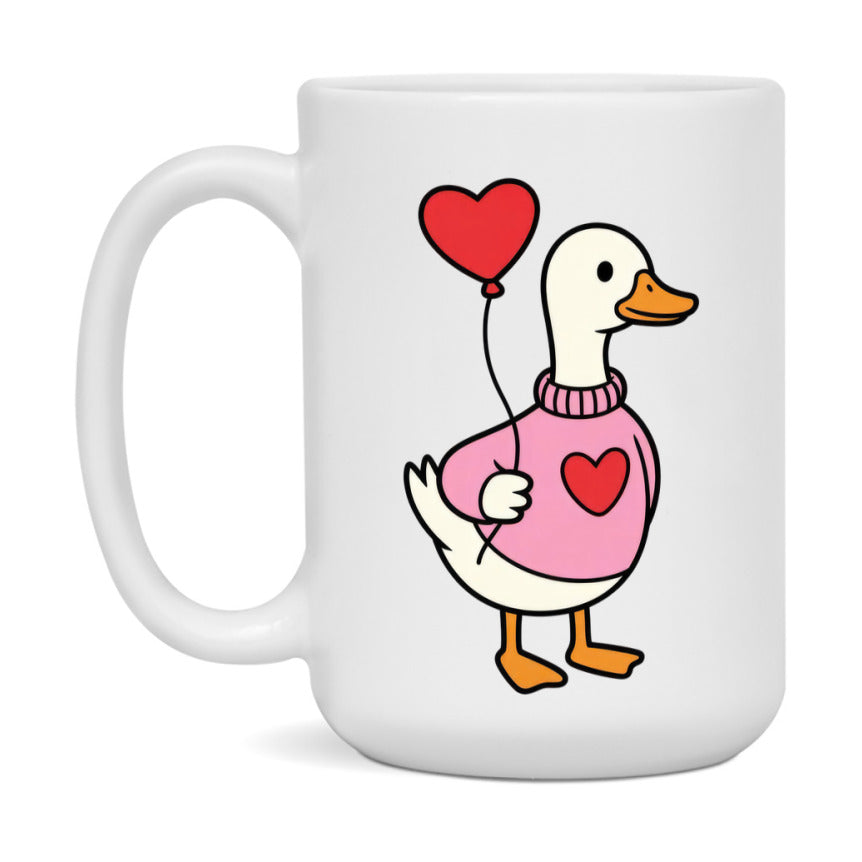 Silly Goose Mug, Silly Goose Valentine Mug, 11Oz Or 15Oz Ceramic Coffee Mug