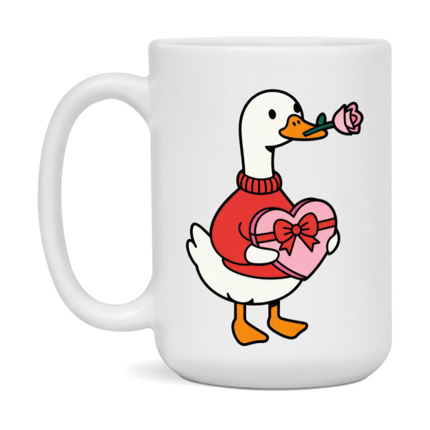 Silly Goose Mug, Silly Goose Valentine Mug, 11Oz Or 15Oz Ceramic Coffee Mug