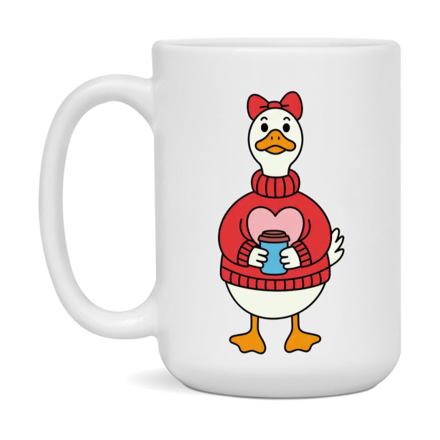 Silly Goose Mug, Silly Goose Valentine Mug, 11Oz Or 15Oz Ceramic Coffee Mug