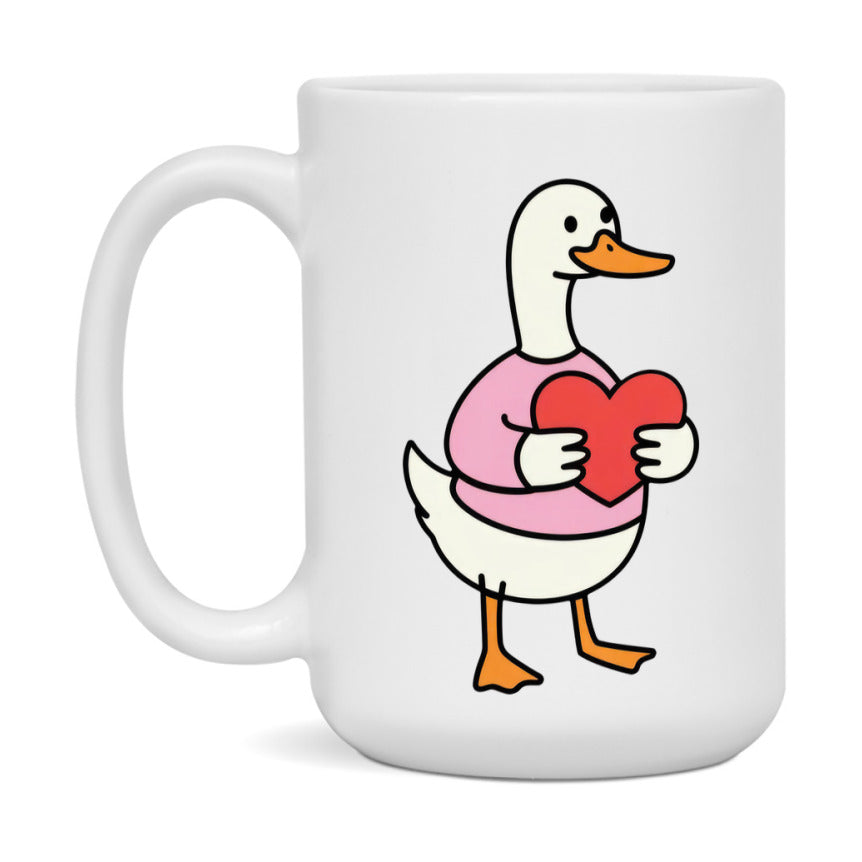 Silly Goose Mug, Silly Goose Valentine Mug, 11Oz Or 15Oz Ceramic Coffee Mug