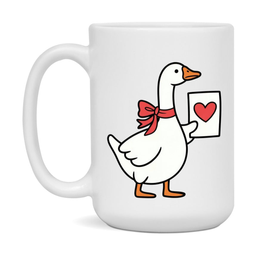 Silly Goose Mug, Silly Goose Valentine Mug, 11Oz Or 15Oz Ceramic Coffee Mug