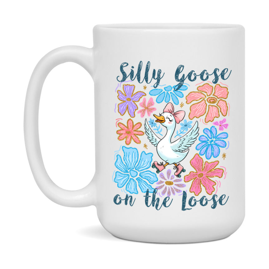 Silly Goose Mug, Funny Goose Coffee Mug, 11Oz Or 15Oz Ceramic Cup